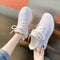 Lace-Up Mesh Hollow Out Chunky Sole Trainers Shoes