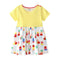 Girl Multicolor Ice Cream Print Dress