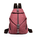 Contrast Color Irregular Design Men And Women Streetstyle Backpack