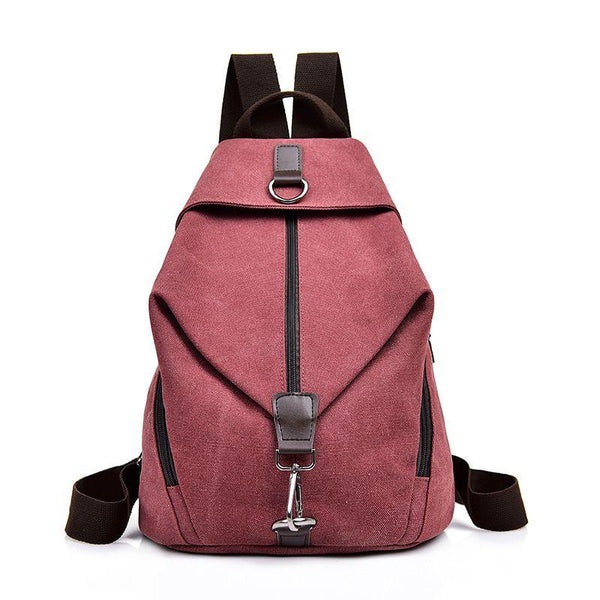 Contrast Color Irregular Design Men And Women Streetstyle Backpack