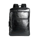 Campus Boy Casual Solid Color Square Shape PU Backpack