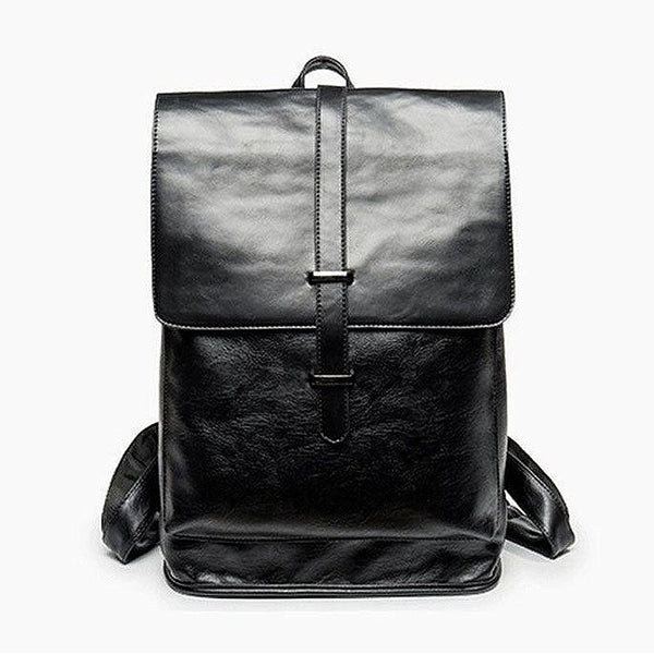 Classic Flap Pattern Men And Women Square Shape PU Backpack