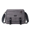 Casual Men And Women Durable Canvas Crossbody Flap Bag