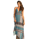 Hot Sale Vacation Style Bohemian Printed Slip Dress