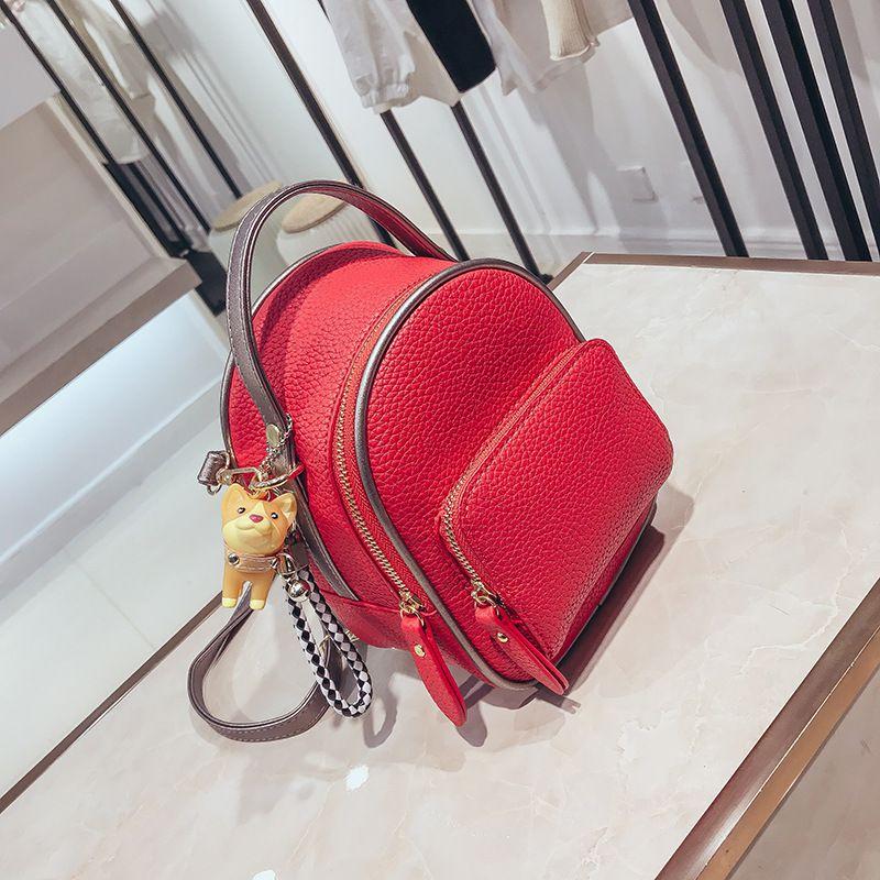 Girl Casual Mini PU Backpack