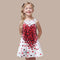 Kids Girl Floral Print Casual Tutu Dresses