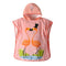 Child Swan Print Hooded Bathrobe