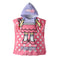 Child Cartoon Print Hooded Bathrobe