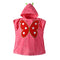 Child Bowknot Pattern Hooded Bathrobe