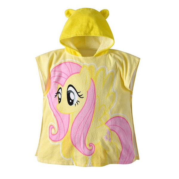 Child Cute Print Hooded Bathrobe