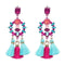 Hot Sale Multicolor Tassel Women Exaggerated Boho Earrings