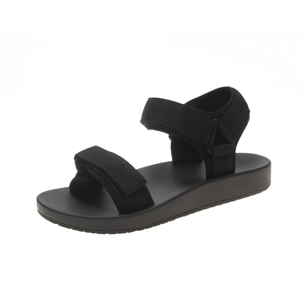 Wide Band Velcro Design Vacation Style Gladiator Shoes