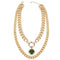 Women Exaggerated Chunky Chain Multilayer Alloy Necklace