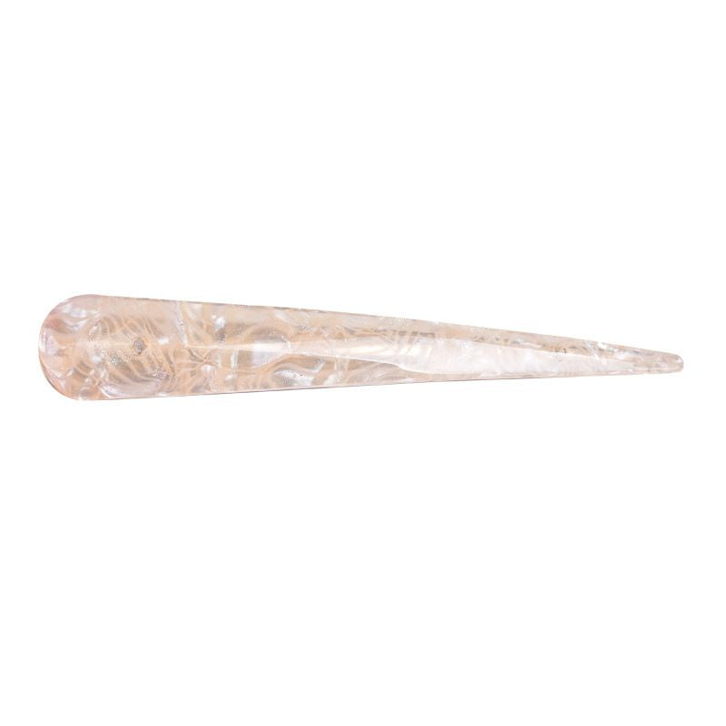 Fashion Candy Color Marble Print Acrylic Large Size Hair Clip