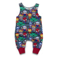 Baby Cartoon Print Sleeveless Casual Jumpsuit