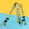 2 Pcs Set Cartoon Print Keys Lanyard Phone Neck Strap