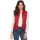 New Arrival Solid Color Stitching Design Autumn Winter Sleeveless Cotton Padded Vest