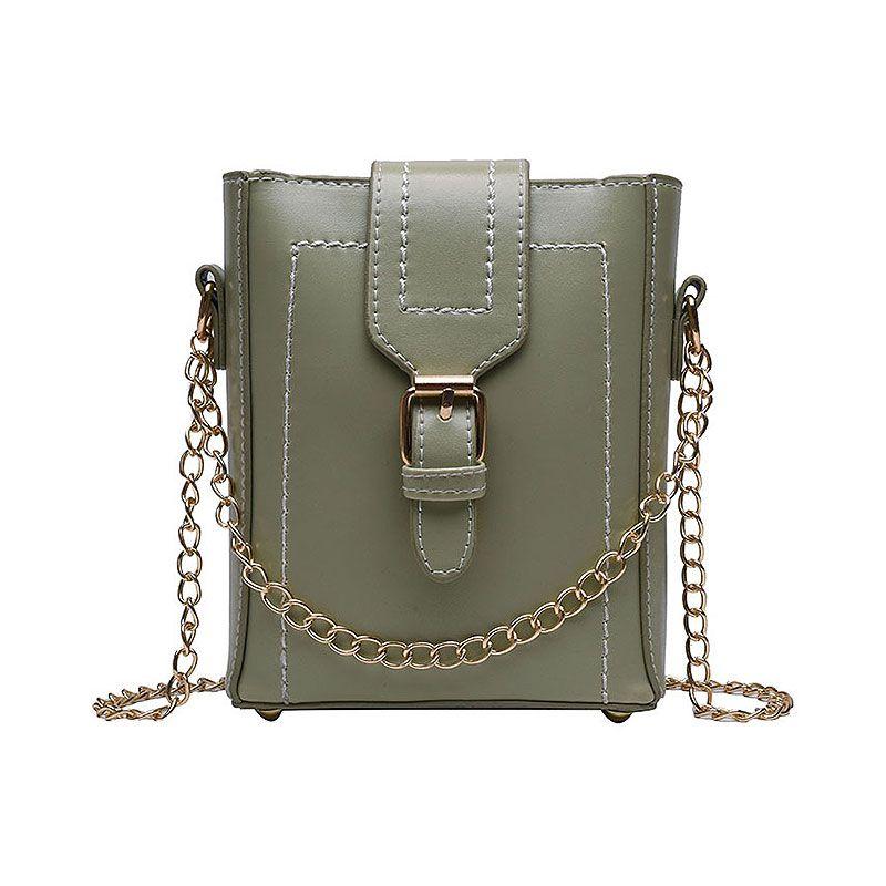 Mini Size Women Summer Jelly Color PU Crossbody Bucket Bag