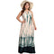 Women Vacation Style Sleeveless Halter Design Graphic Print Maxi Dress