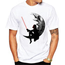 Men Movie Character Print Short Sleeves Tees