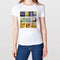 Multicolor Fashion Painting Printed Women Casual Tee