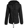Women Casual Unisex Plain Color Light Weight Waterproof Outdoor Jacket