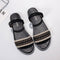 Color Matching Design Two Wearing Ways Fashion Slippers Shoes