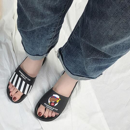 Fashion Cartoon Pattern Antiskid Casual Indoor Slippers Shoes