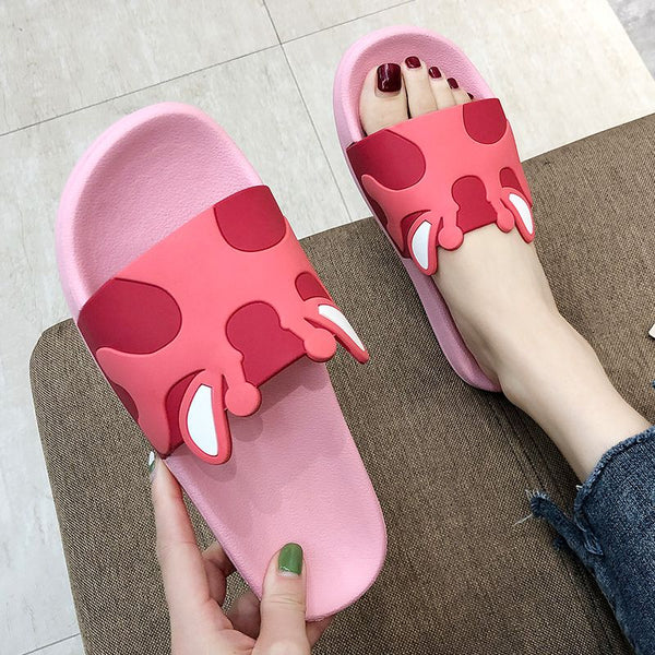 Comfortable Soft Insole Open-toe Indoor Slippers Shoes
