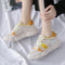 "Summer Fashion Color Matching Breathable Platform Sneakers Shoes "