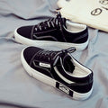 Letter Print Lace-up Casual Breathable Anti Skid Sneakers Shoes