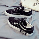 Letter Print Lace-up Casual Breathable Anti Skid Sneakers Shoes