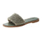 Candy Color Fur Upper Cute Flat Slippers Shoes