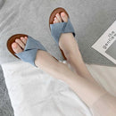 Fashion Comfortable Suede Upper Open-toe Beach Slippers Shoes