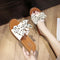 Bowknot Pattern Soft Insole Casual Outdoor Slippers Shoes