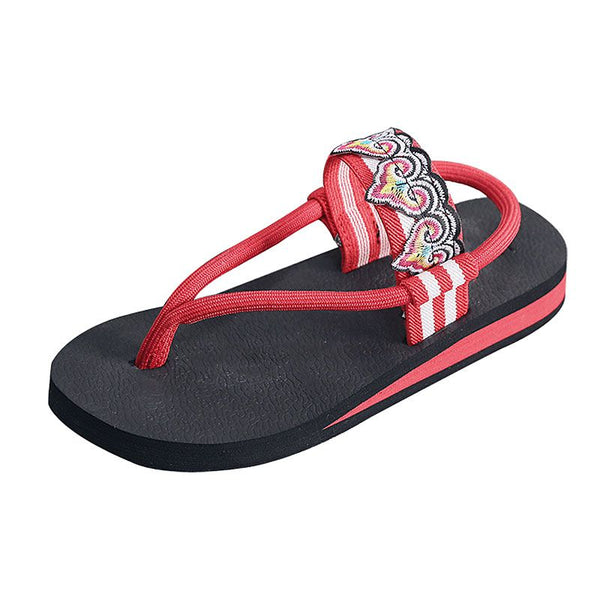 Ethnic Style Women Fashion Vacation Thong Sandals Shoes