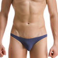 Men Underwear Mesh Solid Color Comfortable Briefs