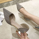 Elegant Women Pointed-toe Cover Heel Stiletto Shoes