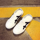 Fashion Outdoor Round-toe Lace-up Slip On Sneakers Shoes