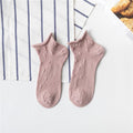 10pairs/set Women Plain Color Unique-Edgy-rolling Socks