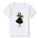 Hot Sale Girls Fashion Women Print Short Sleeves Tees