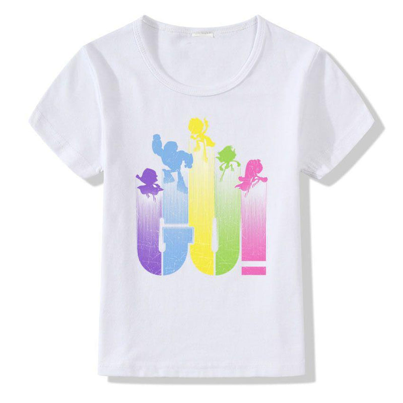 Kids Modal Cartoon Print Casual T-shirts