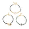 Hot Sale Women Unisex Style Simple Anchor Compass Design 3pcs Bracelets