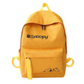 Campus Girl Fashion Bright Color Large Capacity Cartoon Print Backpack