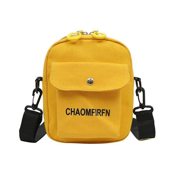 Cozy Women Streetstyle Letter Print Solid Color Crossbody Bag