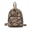 Campus Style Hot Sale Snakeskin Print Women Mini Size Backpack