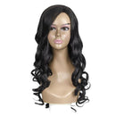 Women Fashion Black Color Long Length Wavy Hair Wig