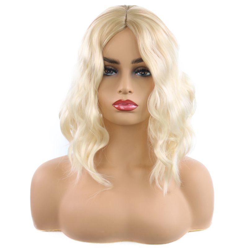 Women Fashion New Arrival Medium Length Curly Hair Wig