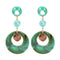 Women Unique Multilayer Round Shape Acrylic Earrings