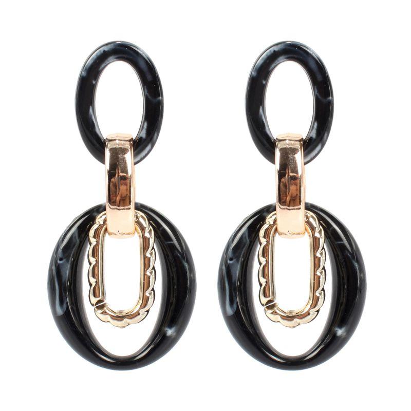 Hot Sale Exaggerated Multilayer Acrylic Drop Earrings